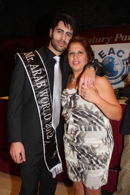 Press conference of Mr Arab world 2012